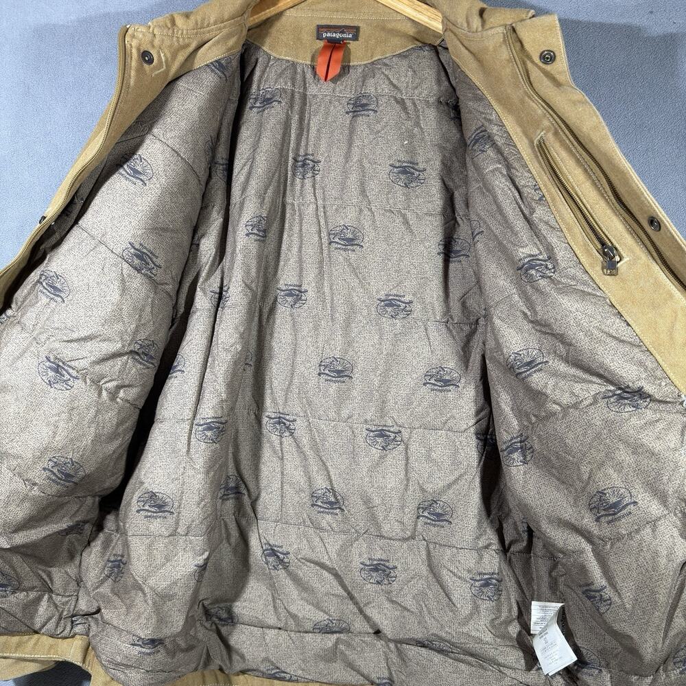 Patagonia Iron Forge Hemp Canvas Insulated Ranch Jacket Mens Size XL Brown 27805 - Picture 4 of 12